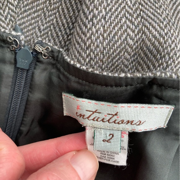 RARE Vintage Anthro Wool Skirt - Picture 8 of 9